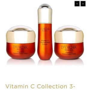 Dior D'OR24K Vitamin C Skincare Trio in Orange and Gold